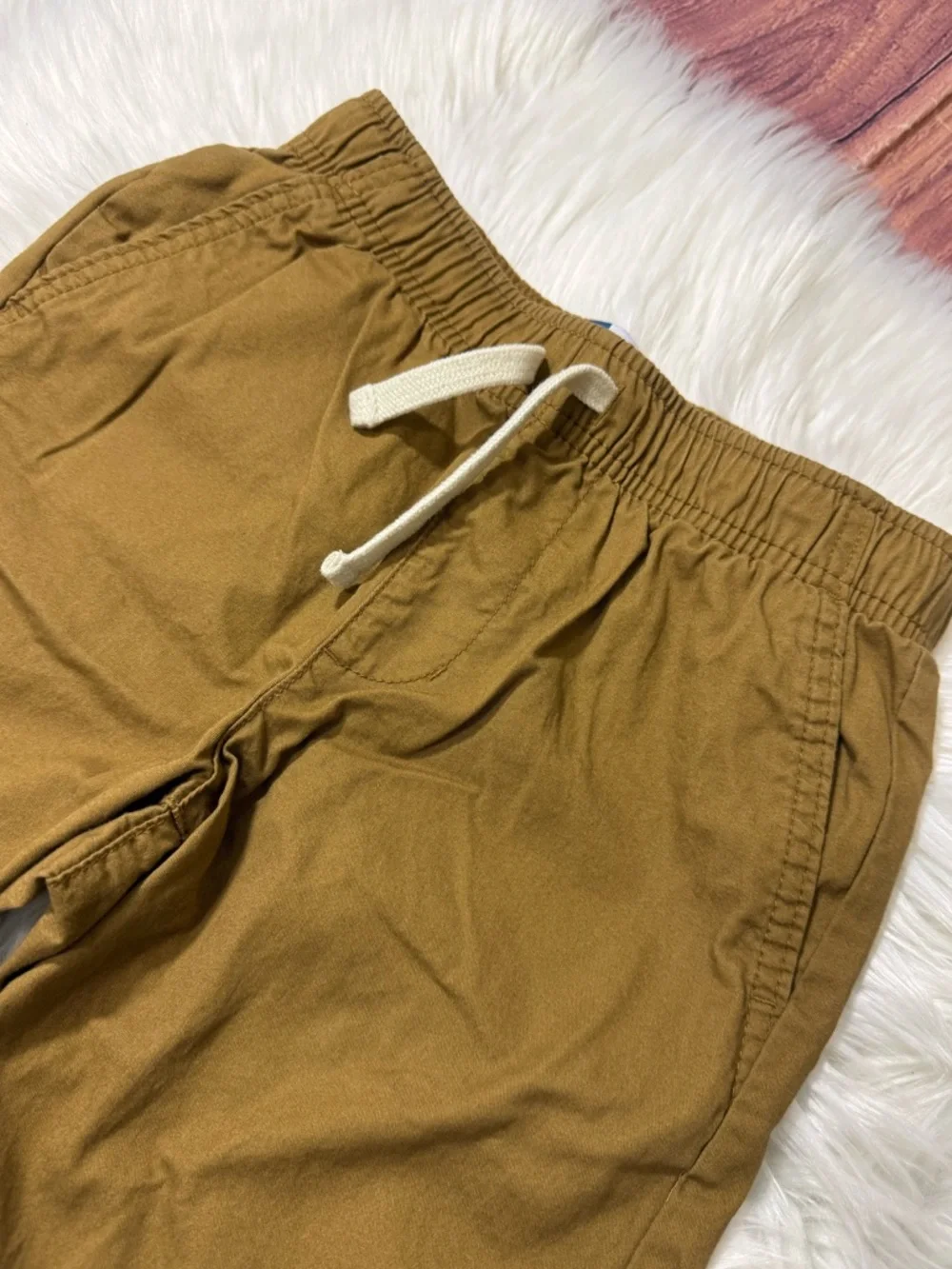 Old Navy Relaxed Fit Brown Pull On Cotton Shorts - Boys Size M (8)